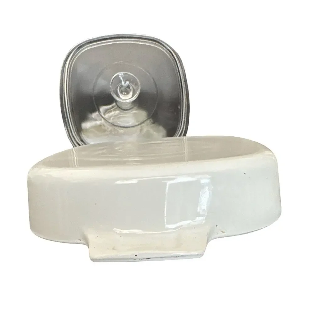 CorningWare 8x8 White Caserole Dish with Pyrex Glass Lid